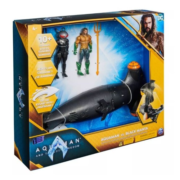 DC Comics Aquaman vs Black Manta Battle Action Figure Playset - Picture 8 of 11